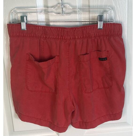 NWOT Sanctuary Terracotta Elastic Waist Shorts Tie Front Paperbag - Size Small - Picture 5 of 6